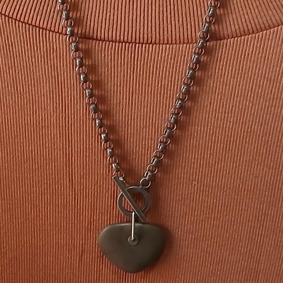 River Rock Sterling Silver Necklace - Picture 7 of 7